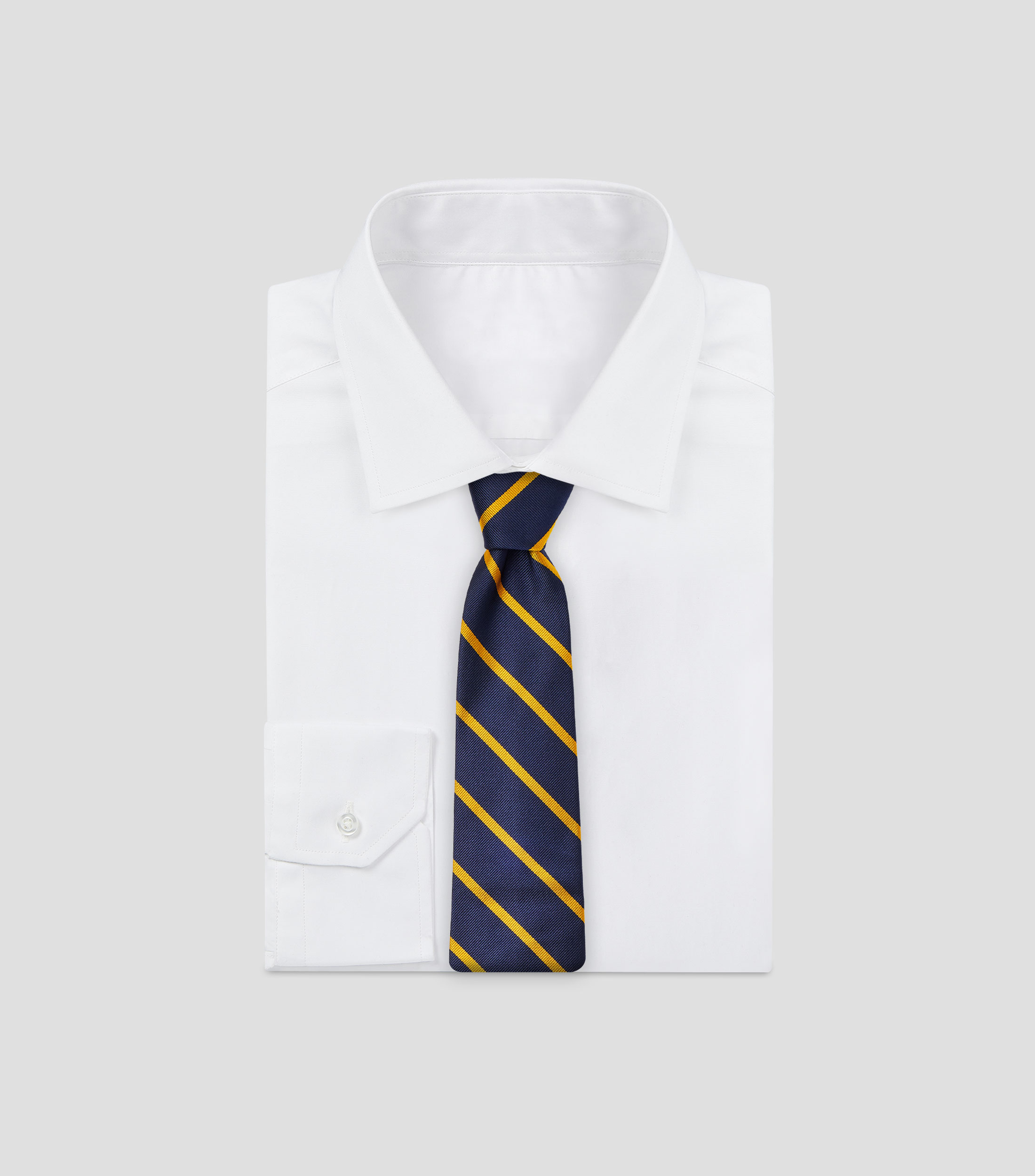 Corbata de seda repp a rayas Hombre